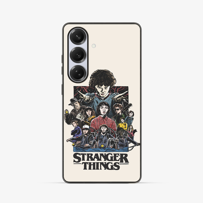 Stranger Things Combination Samsung Phone Case Clear Silicone Case