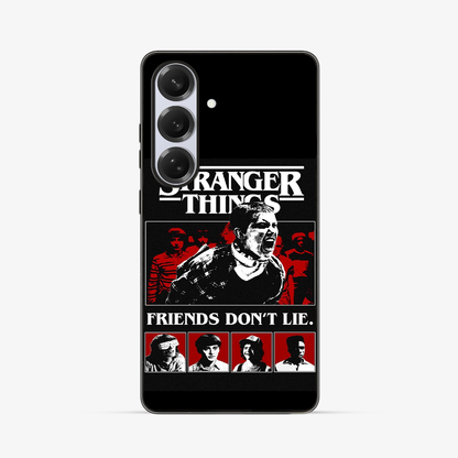 Stranger Things Friends Don't Lie Samsung Phone Case Clear Silicone Case