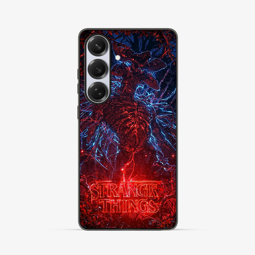 Stranger Things Thunderbolt Samsung Phone Case Clear Silicone Case