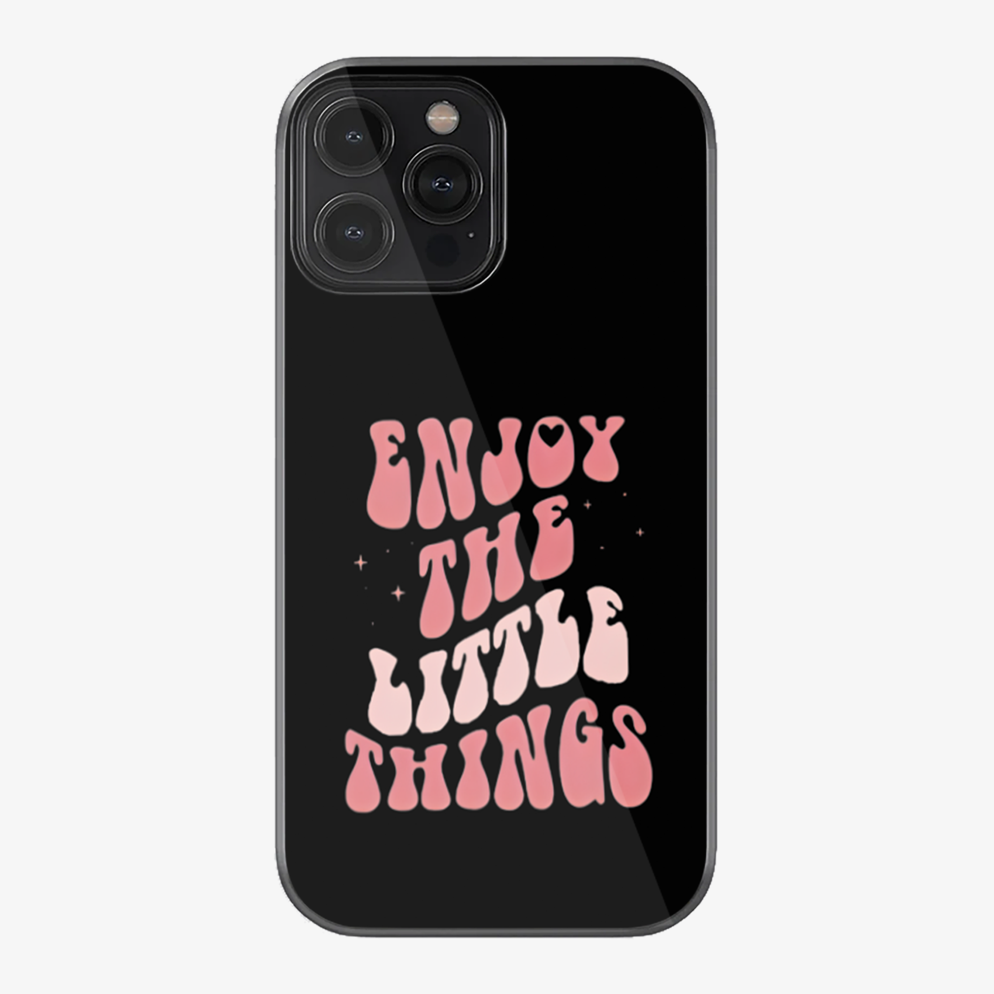 Enjoy The Little Things Case | Pink