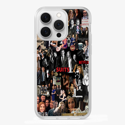 Suits Sticker Phone Case Glass Case