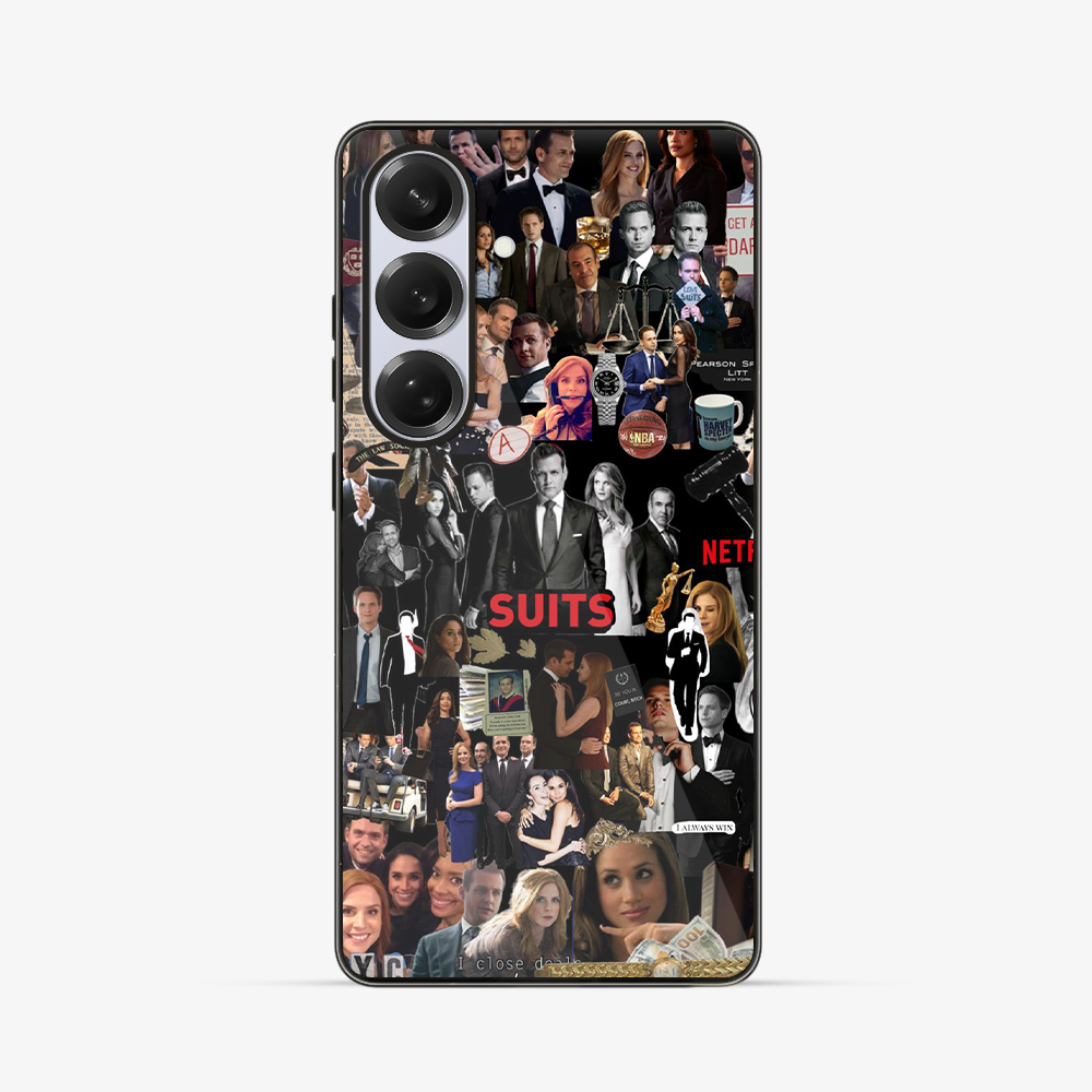 Suits Sticker Samsung Phone Case Glass Case