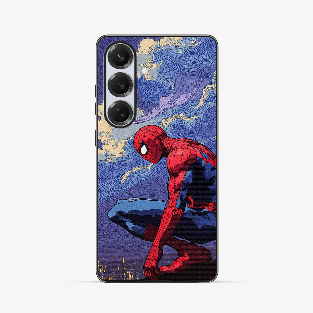 Spiderman Painting Samsung Phone Case Clear Silicone Case