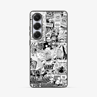 Luffy Newspaper Anime Samsung Phone Case Clear Silicone Case