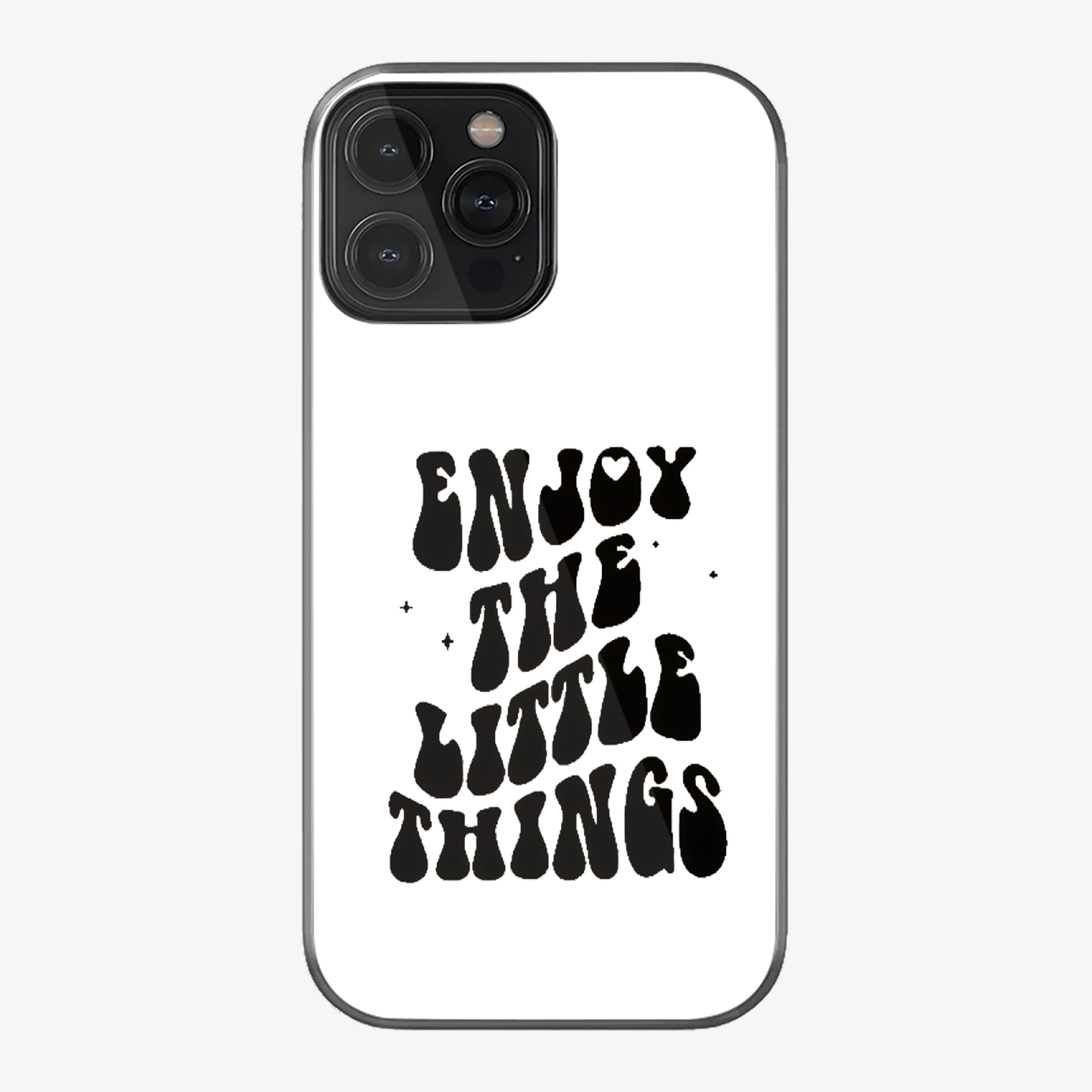 Enjoy The Little Things Case | Black