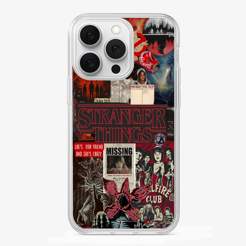 Stranger Things Missing Phone Case Glass Case