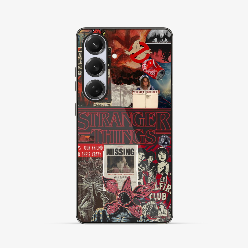 Stranger Things Missing Samsung Phone Case Glass Case