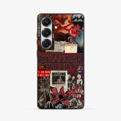Stranger Things Missing Samsung Phone Case Clear Silicone Case