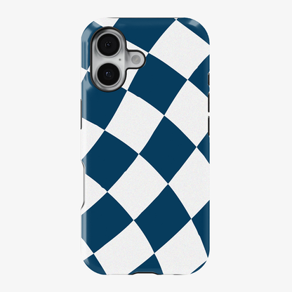 Blue & White Checkered Phone Case