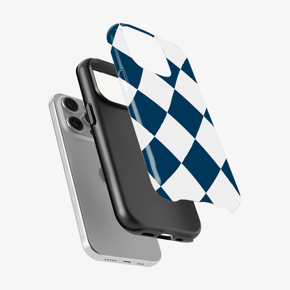 Blue & White Checkered Phone Case