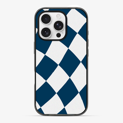 Blue & White Checkered Phone Case