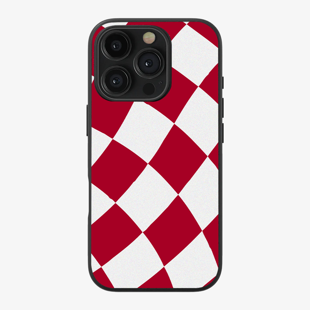 Red & White Checkered Phone Case