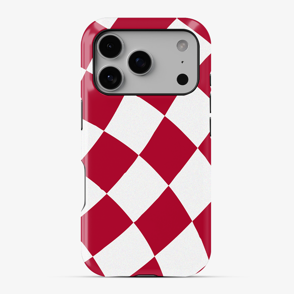 Red & White Checkered Phone Case