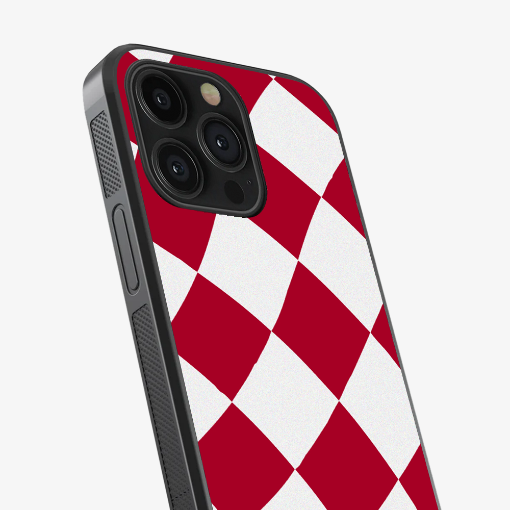 Red & White Checkered Phone Case