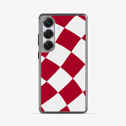 Red & White Checkered Samsung Phone Case Stride 2.0 Case