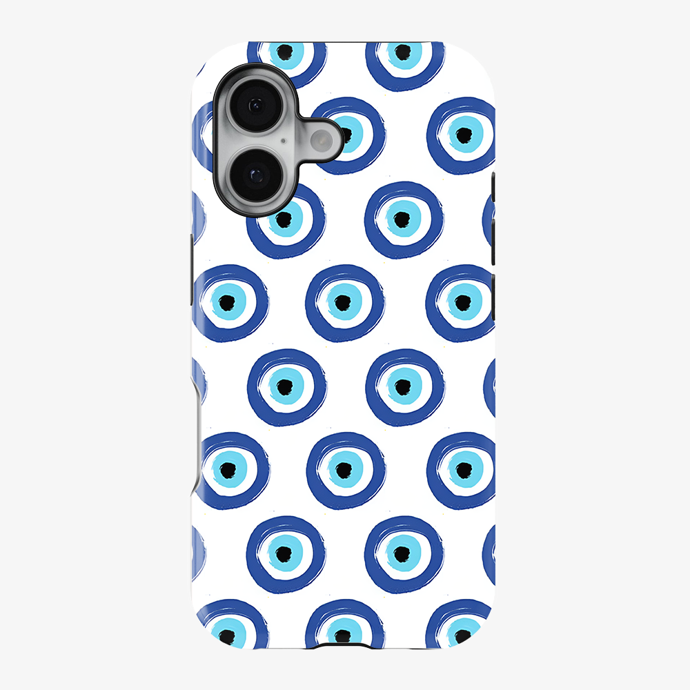 Round Evil Eye Phone Case