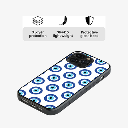 Round Evil Eye Phone Case