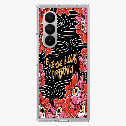 Everyone Blooms Differently Samsung Z Fold Phone Case