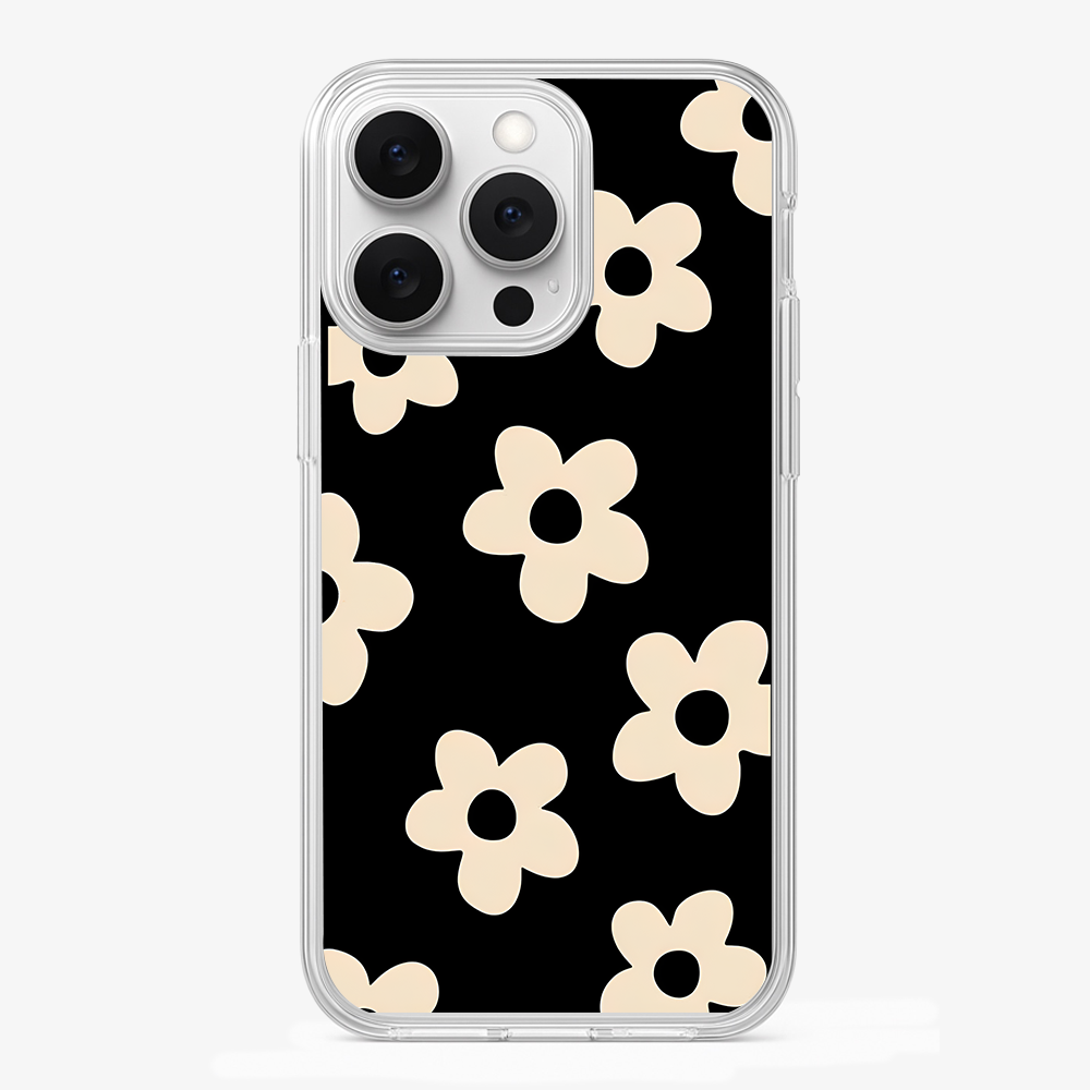 Natural Retro Flower Phone Case Glass Case