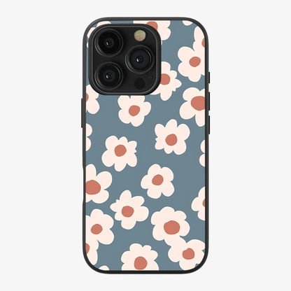 Blue Flower Phone Case Clear Silicone Case