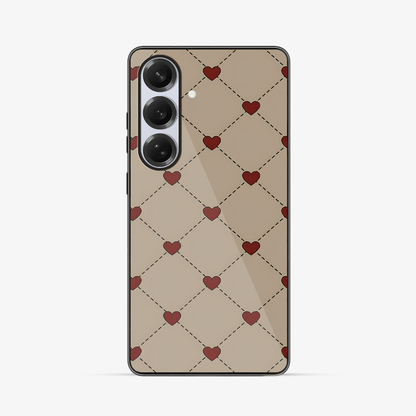 Heart Cross Samsung Phone Case Glass Case