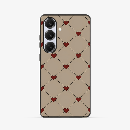 Heart Cross Samsung Phone Case Clear Silicone Case