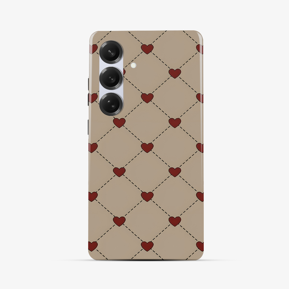 Heart Cross Samsung Phone Case Tough Double Layer