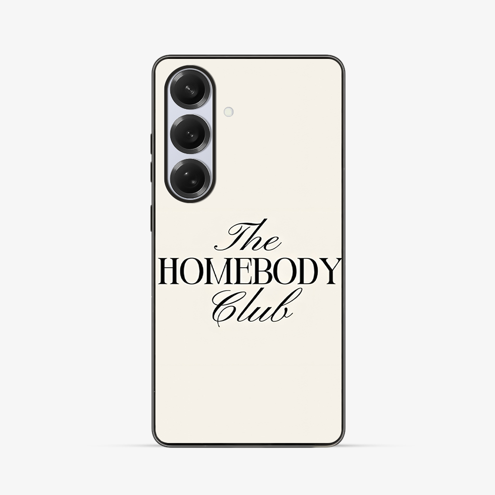 Homebody Samsung Phone Case Clear Silicone Case