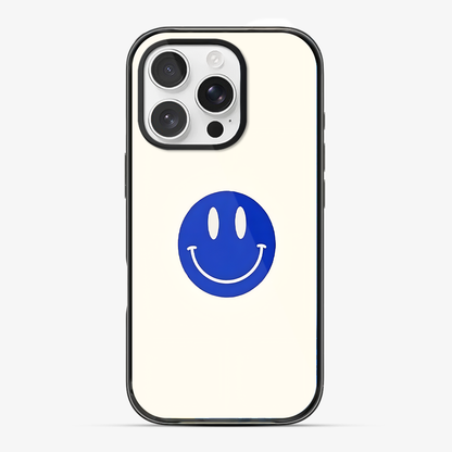 Blue Smiley Phone Case