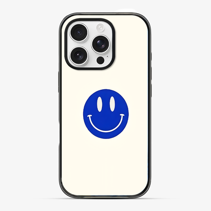 Blue Smiley Phone Case Hard 2.0 Case