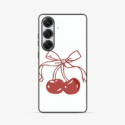 Cherry Samsung Phone Case Glass Case