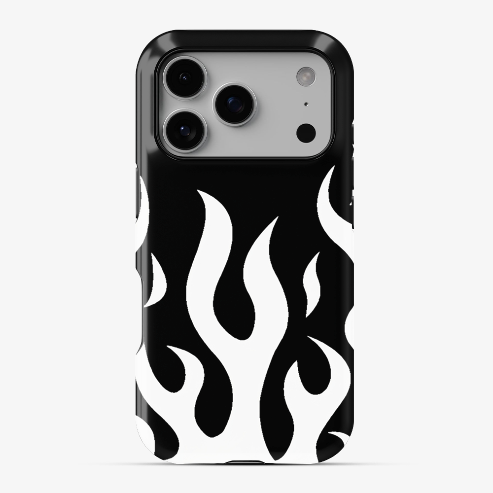 Flame Phone Case | White