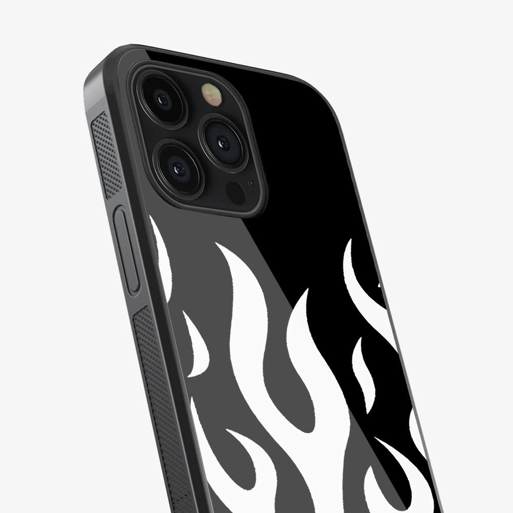 Flame Phone Case | White