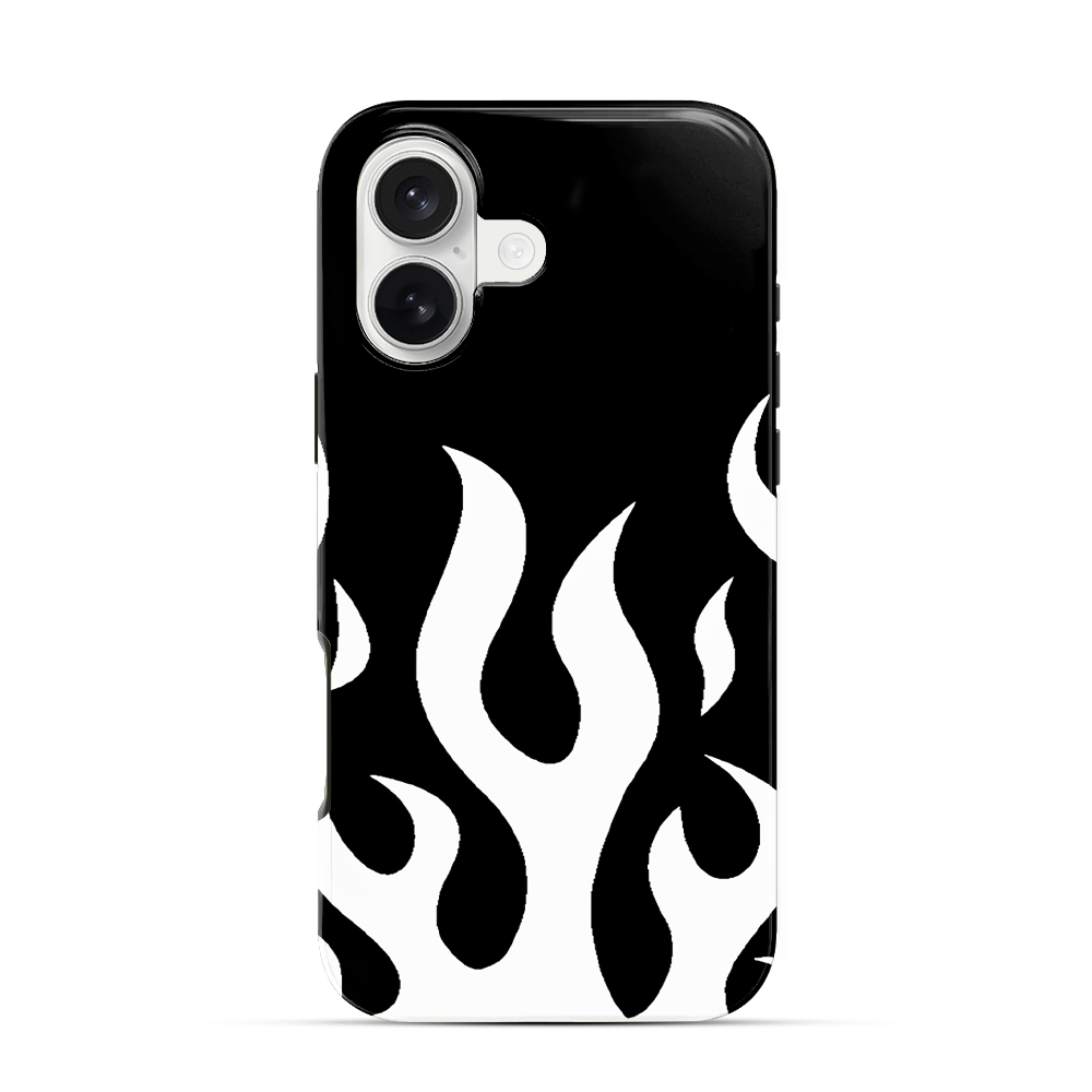 Flame | White iPhone 17 Case