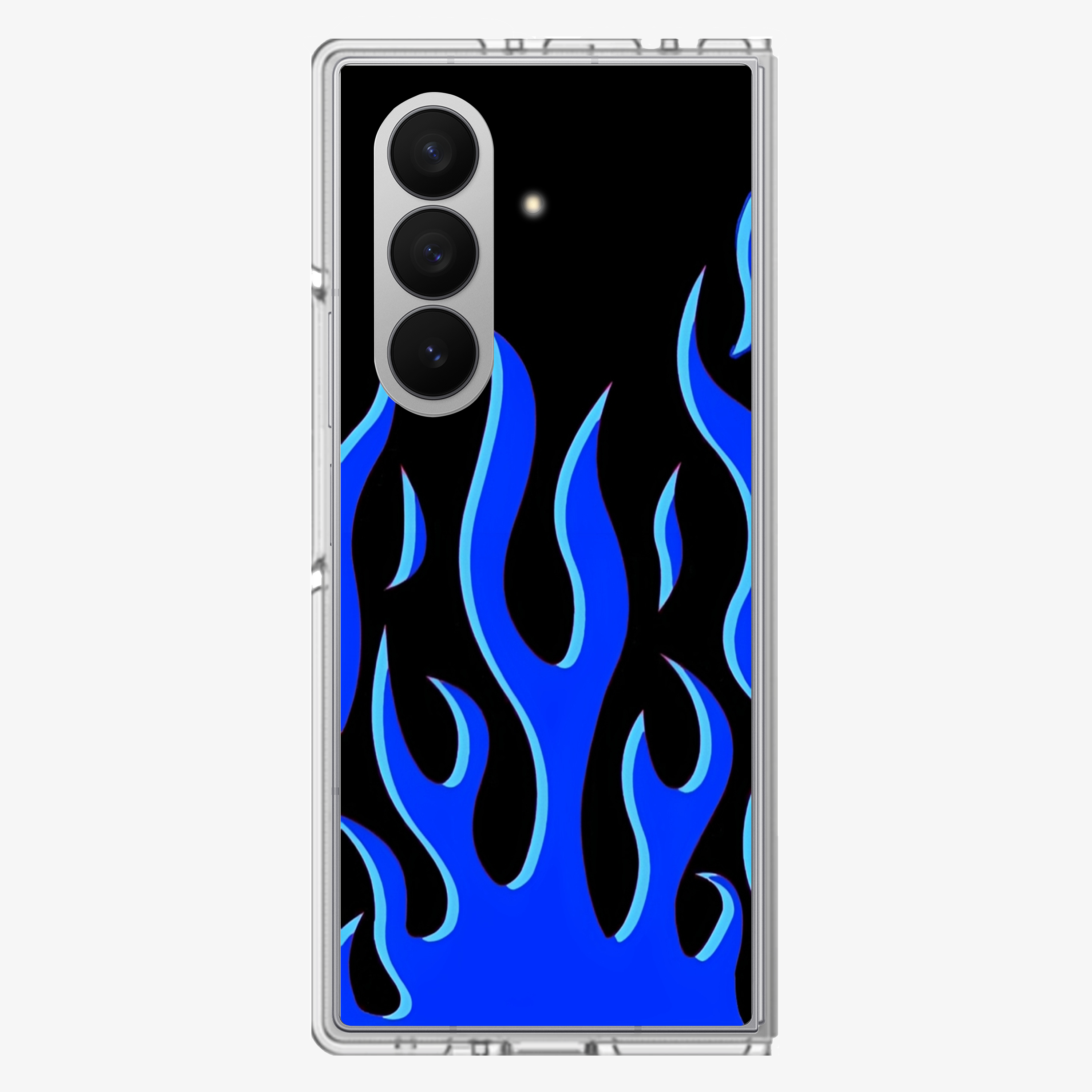 Flame | Blue Samsung Z Fold Phone Case