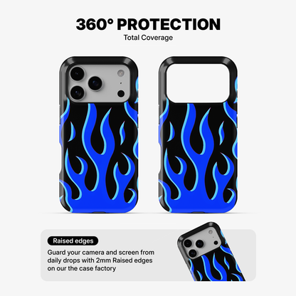 Flame Phone Case | Blue
