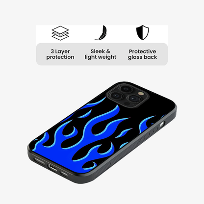 Flame Phone Case | Blue
