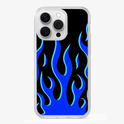 Flame Phone Case | Blue Glass Case
