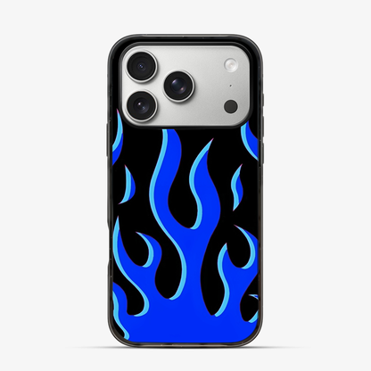 Flame | Blue iPhone 17 Pro Case