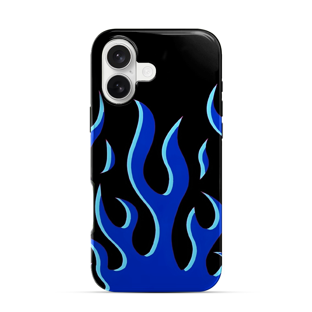 Flame | Blue iPhone 17 Case