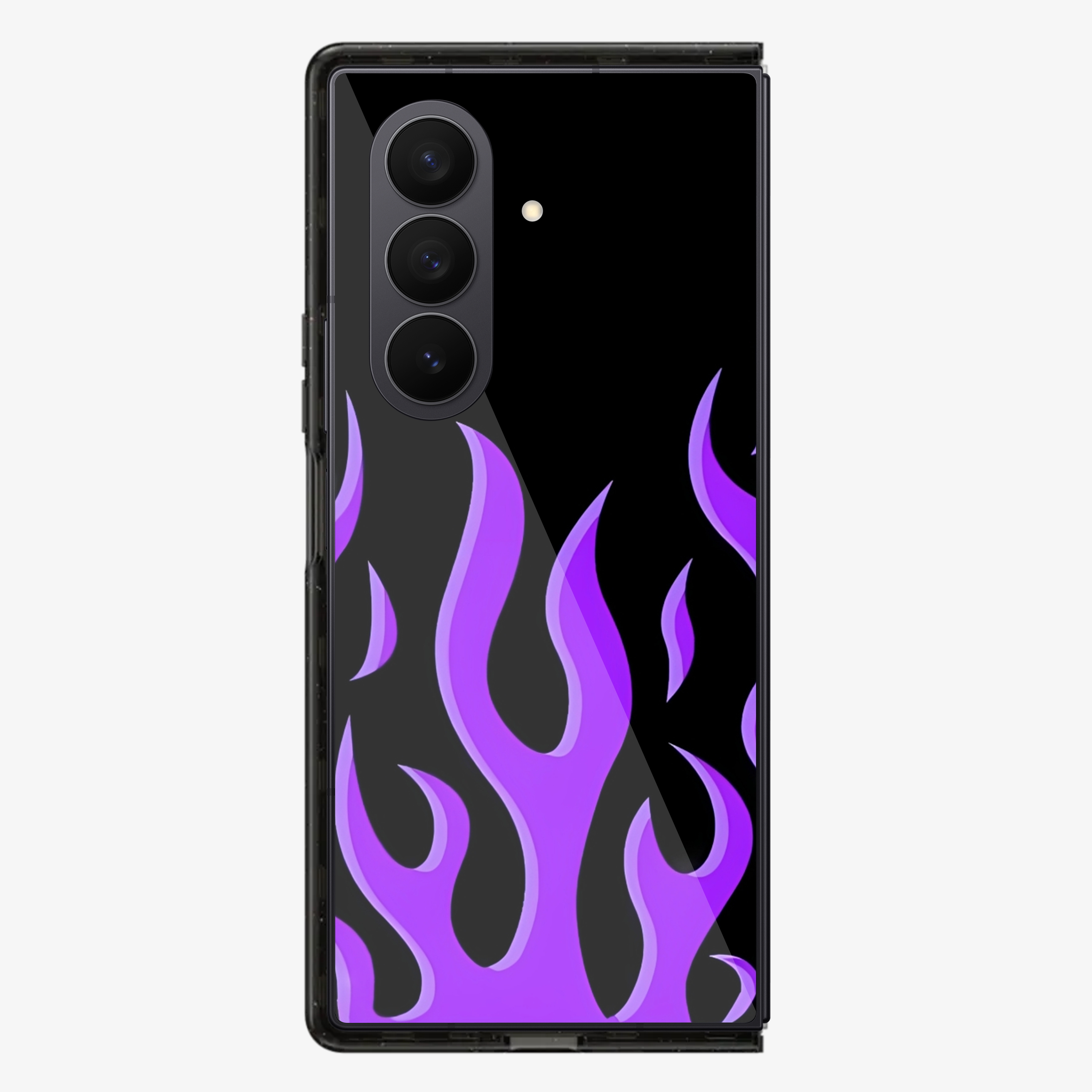 Flame | Purple Samsung Z Fold Phone Case