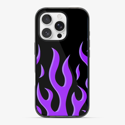 Flame Phone Case | Purple Anti Yellow Silicone Case
