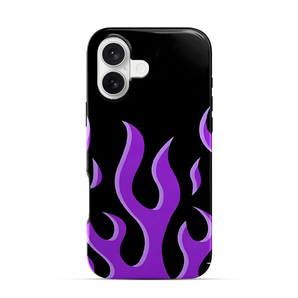 Flame | Purple iPhone 17 Case