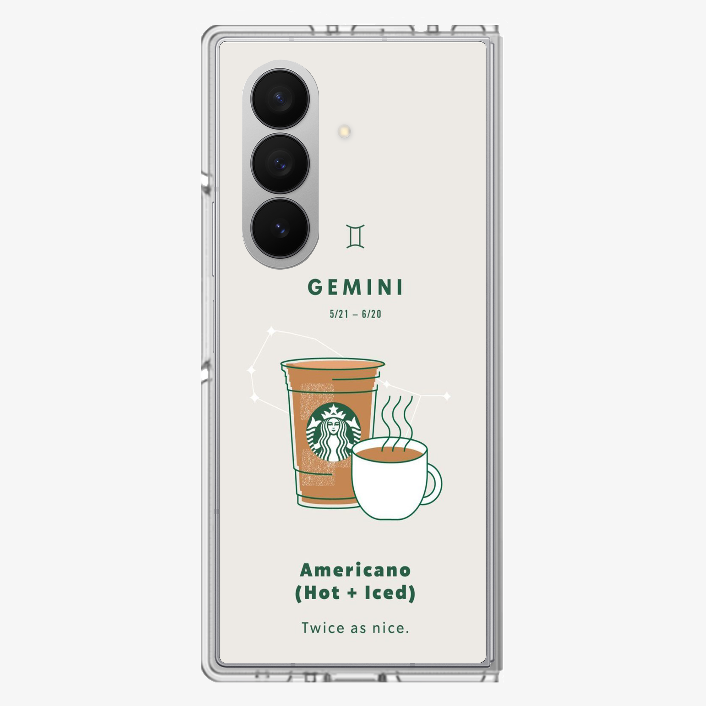 Gemini | Starbucks Samsung Z Fold Phone Case