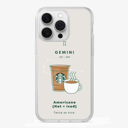 Gemini Phone Case | Starbucks Glass Case