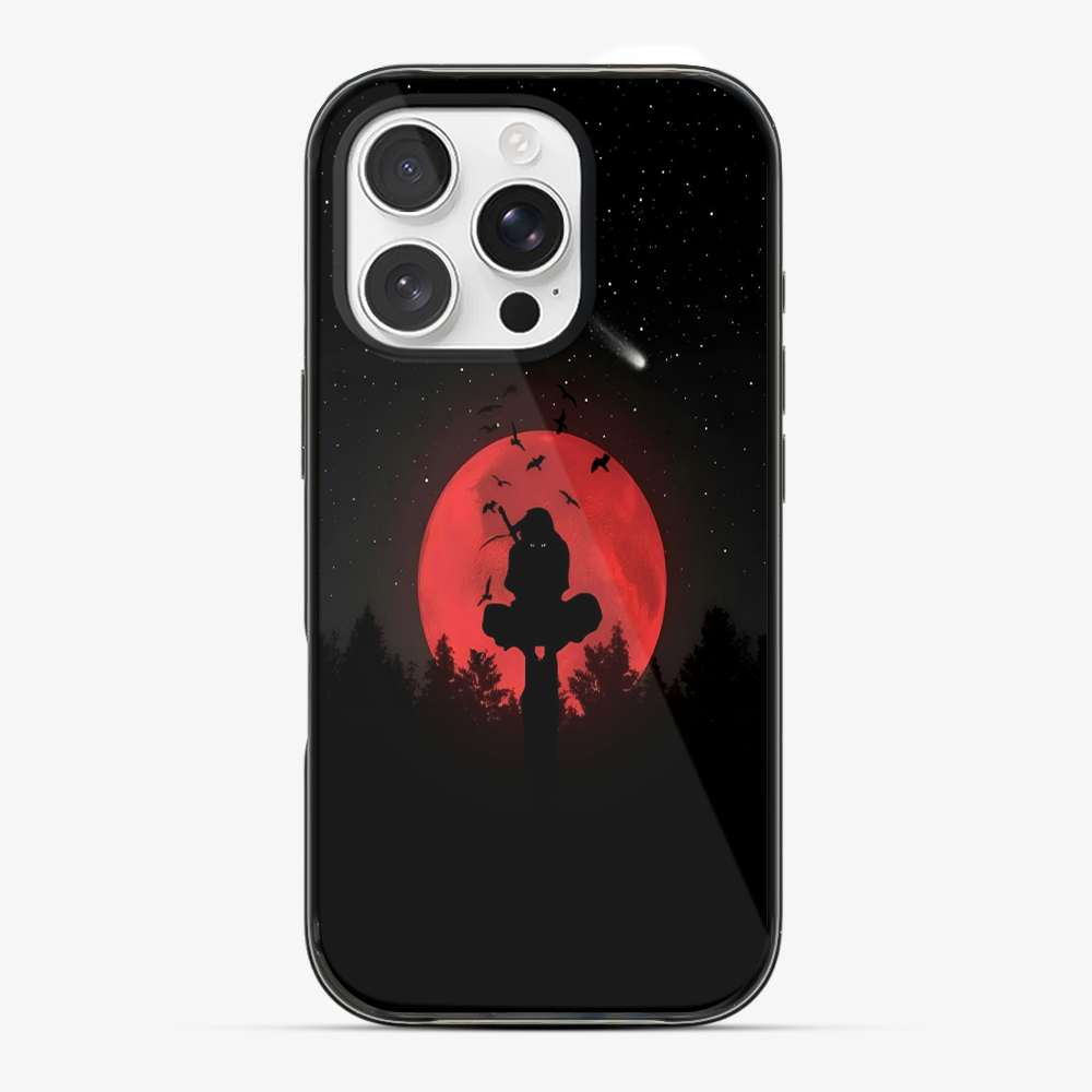 Anime Itachi Over a Moon Phone Case