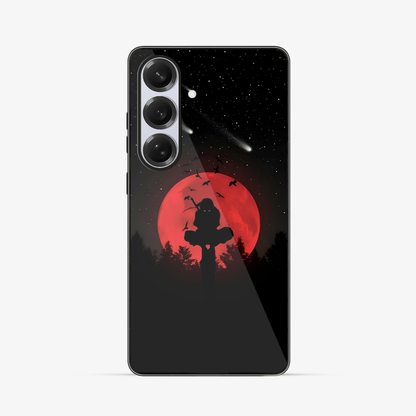 Anime Itachi Over a Moon Samsung Phone Case