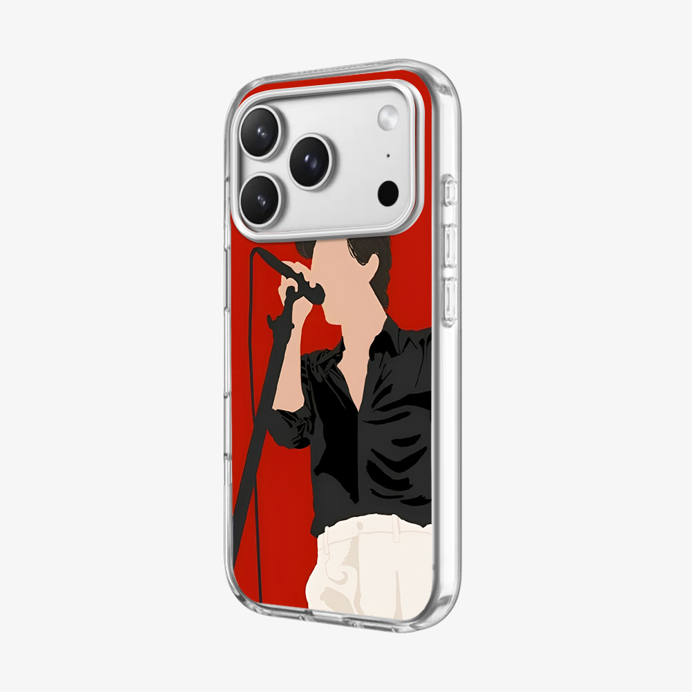Harry Styles With A Mic Phone Case
