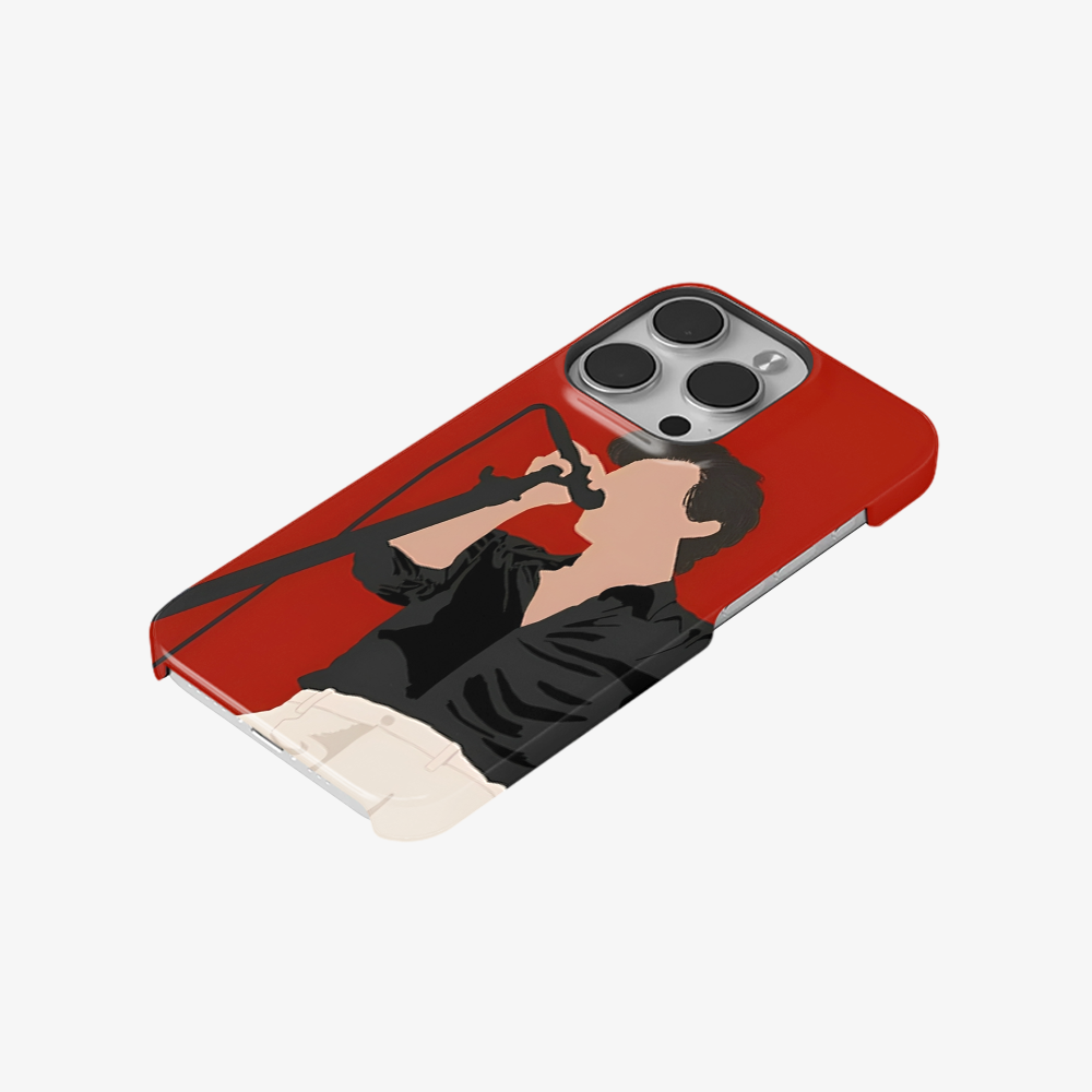 Harry Styles With A Mic Phone Case