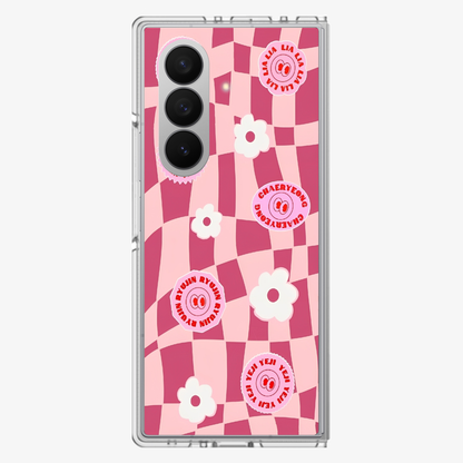 ITZY Pink Samsung Z Fold Phone Case